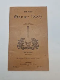 Originalt hæfte - Det danske gevær 89