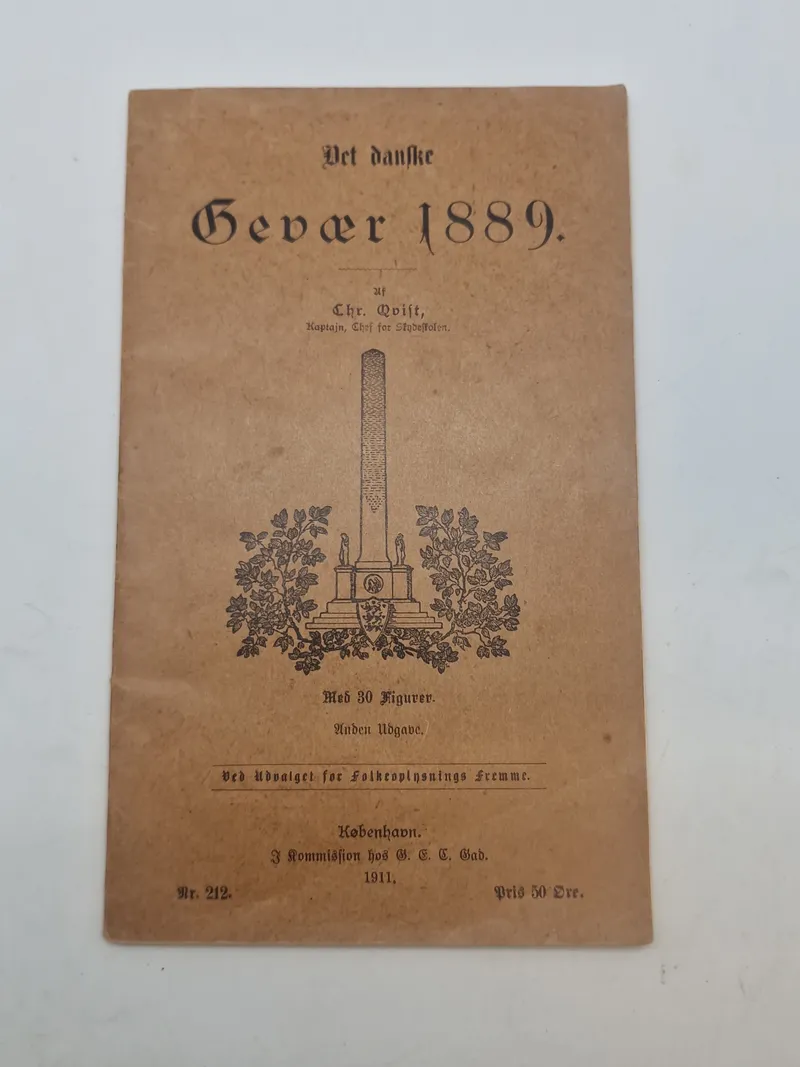 Originalt hæfte - Det danske gevær 89