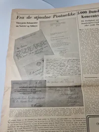 Originalt eksemplar af “Danskeren” april 1945
