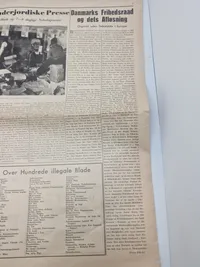 Originalt eksemplar af “Danskeren” april 1945
