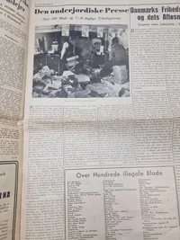 Originalt eksemplar af “Danskeren” april 1945