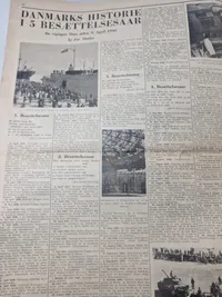 Originalt eksemplar af “Danskeren” april 1945