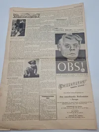 Originalt eksemplar af “Danskeren” april 1945