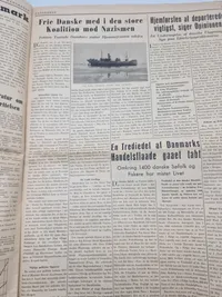 Originalt eksemplar af “Danskeren” april 1945