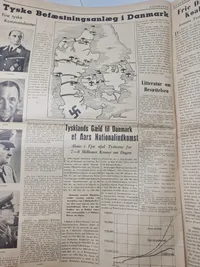 Originalt eksemplar af “Danskeren” april 1945