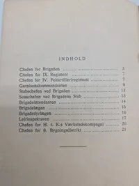 Originalt hæfte - tillæg, tjenstebestemmelser for den danske brigade i Tyskland