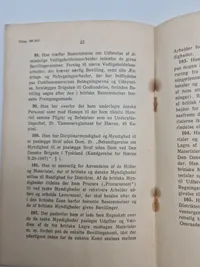 Originalt hæfte - tillæg, tjenstebestemmelser for den danske brigade i Tyskland