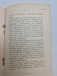 Originalt hæfte - tillæg, tjenstebestemmelser for den danske brigade i Tyskland