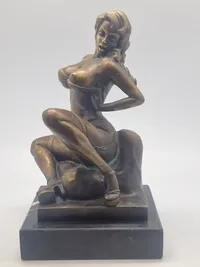 Erotisk figur af bronce