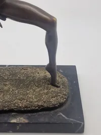 Fransk Erotisk bronce figur