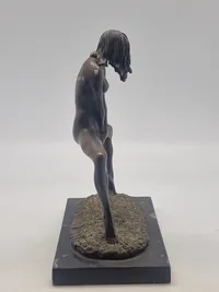 Fransk Erotisk bronce figur
