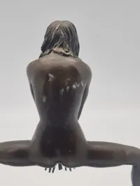 Fransk Erotisk bronce figur