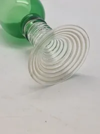 Originalt glas fra kongeskibet ( mindre afslag )