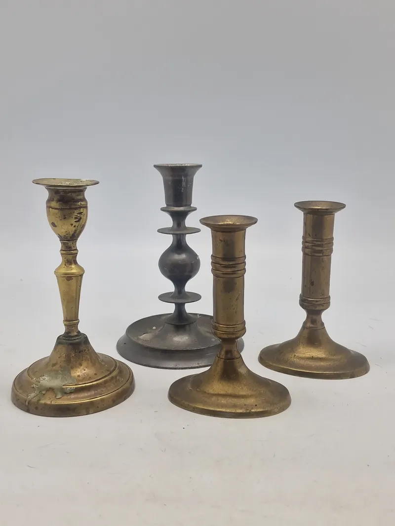 Samling antikke stager