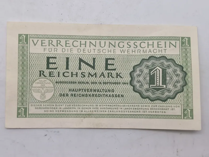 Originasl Tysk WW2 pengeseddel