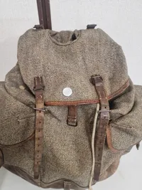 Swiss Army 1943 WW2 Era Alpine Backpack for a Rifle Alpine Rucksack Large Rugged Swiss Military Rucksack