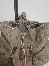Swiss Army 1943 WW2 Era Alpine Backpack for a Rifle Alpine Rucksack Large Rugged Swiss Military Rucksack