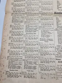 Originalt eks. af avisen Vestkysten 1943 valget DNSAP