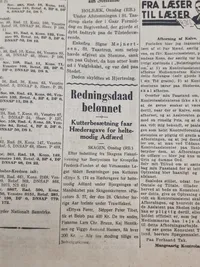 Originalt eks. af avisen Vestkysten 1943 valget DNSAP