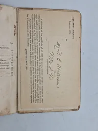 Original dansk soldaterbog
