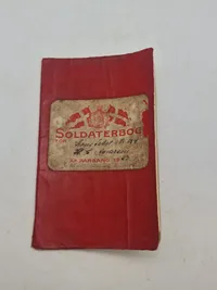 Original dansk soldaterbog