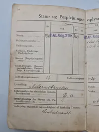 Original dansk soldaterbog