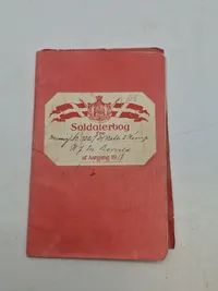 Original dansk soldaterbog