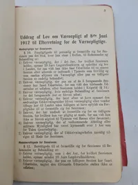 Original dansk soldaterbog