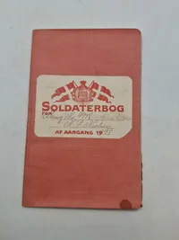 Original dansk soldaterbog