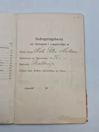 Original dansk soldaterbog