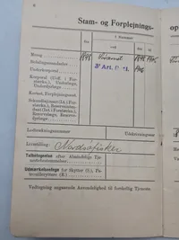 Original dansk soldaterbog