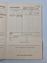 Original dansk soldaterbog