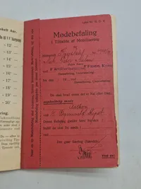 Original dansk soldaterbog
