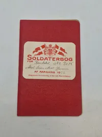 Original dansk soldater bog