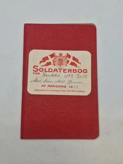 Original dansk soldater bog