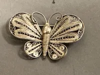 Original Dansk broche af sølv