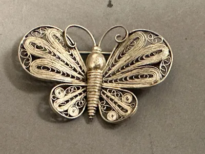Original Dansk broche af sølv