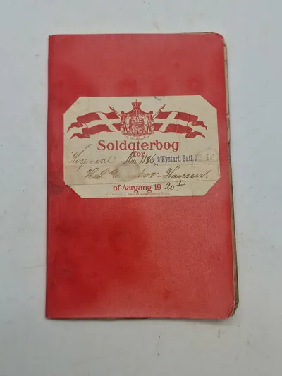 Original dansk soldater bog