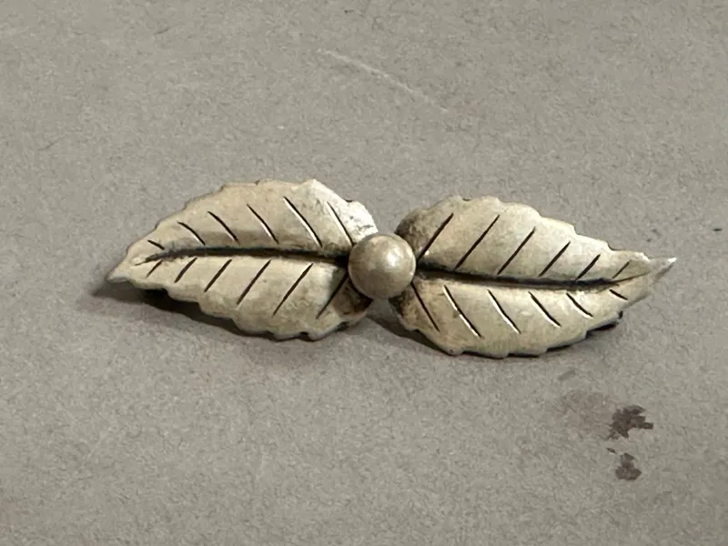 Original Dansk broche af sølv