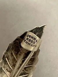 Original Dansk broche af sølv