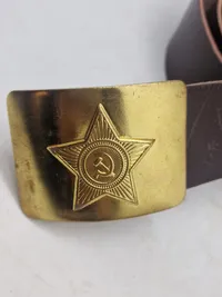 Originalt russisk bælte med spænde