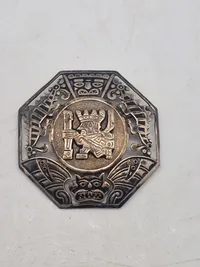 Stor sølv broche fra Peru - stemplet 925