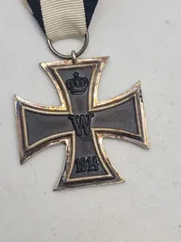 Originalt Jernkors fra ww1 (for non combatante) med fremstiller