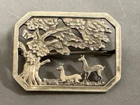 Original Dansk broche af sølv