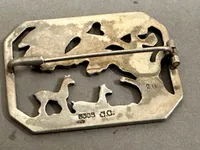 Original Dansk broche af sølv