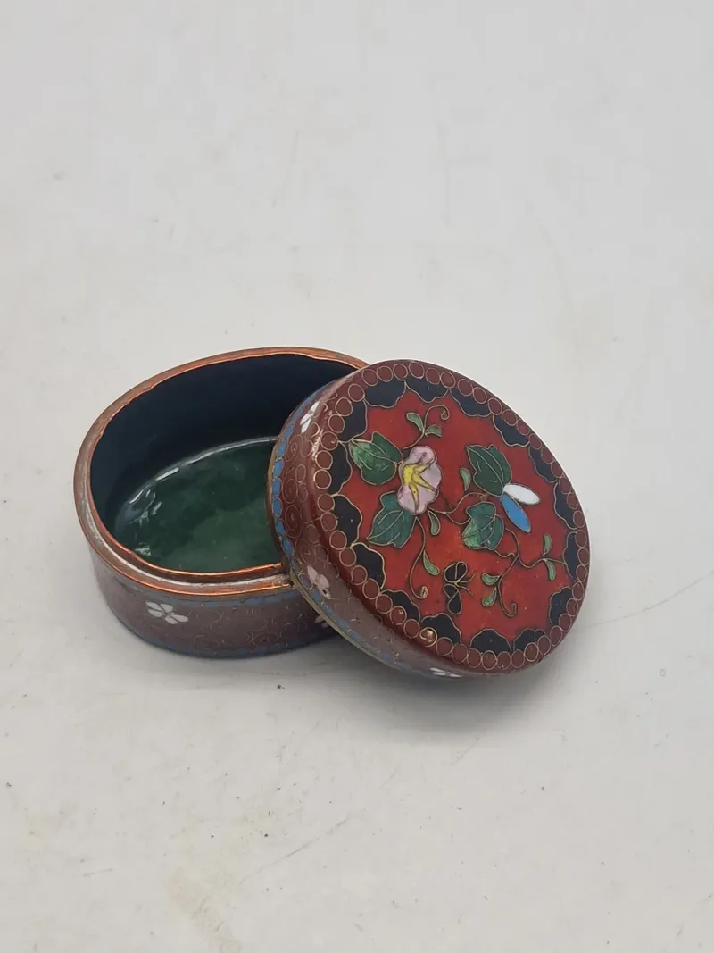 Original asiatisk pilledåse - start 1900 tallet