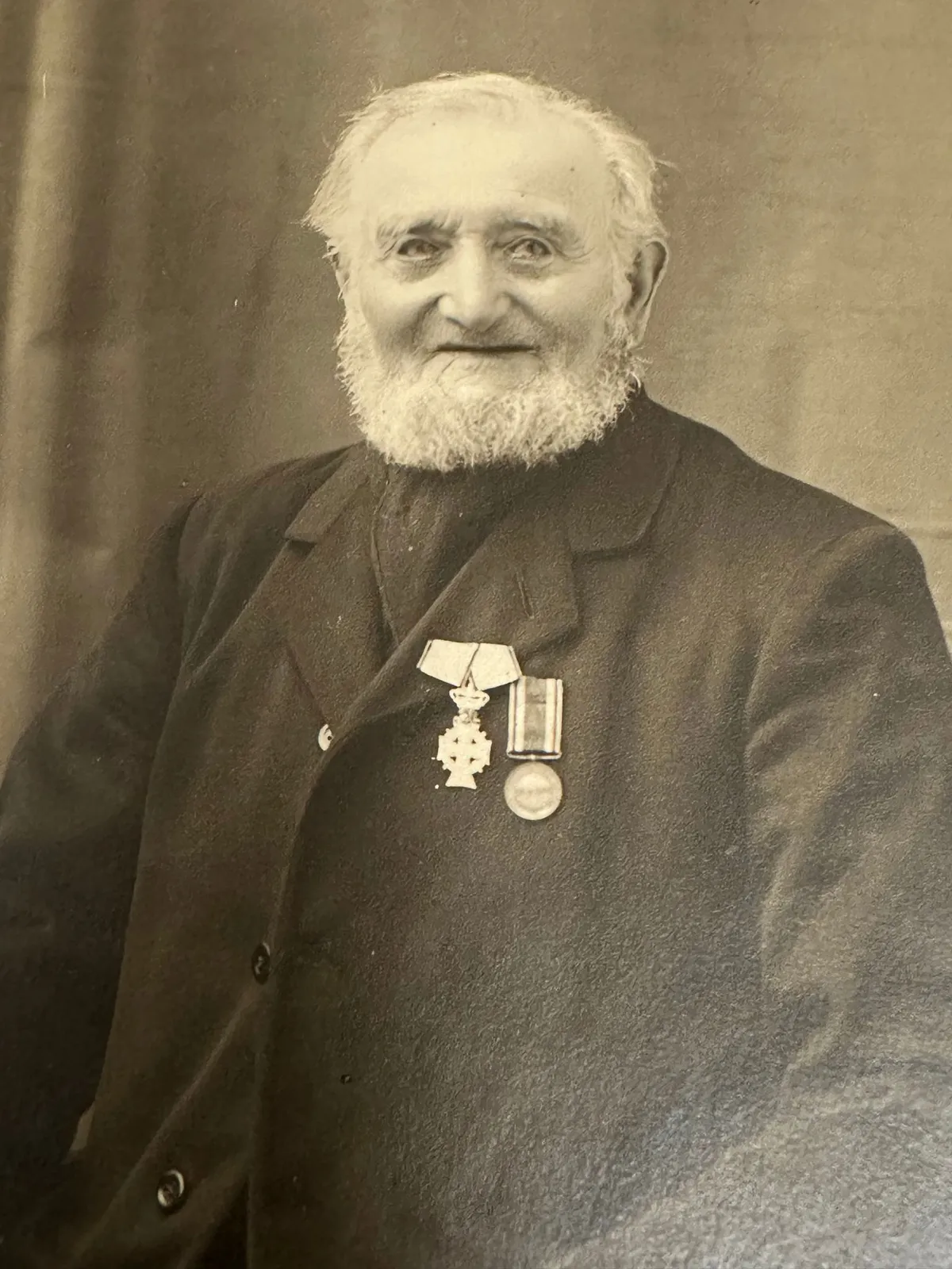 Originalt Foto af Dansk veteran fra 3 års krigen