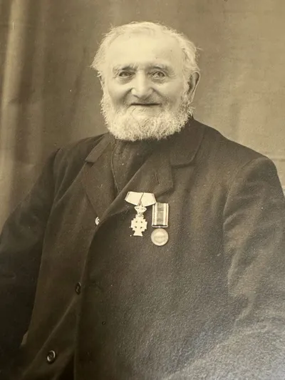 Originalt Foto af Dansk veteran fra 3 års krigen