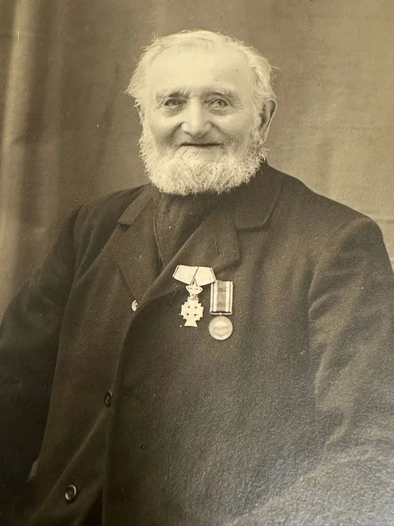 Originalt Foto af Dansk veteran fra 3 års krigen