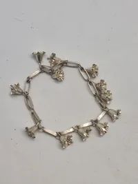 Veludført armbånd af sterlingsølv